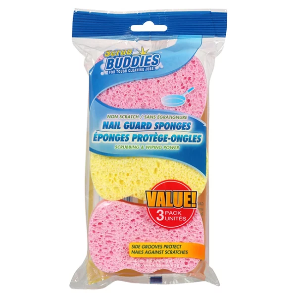 Scrub Buddies Nail Guard Sponges, 3-ct. Bonus Packs - Mountain Maids Arizona